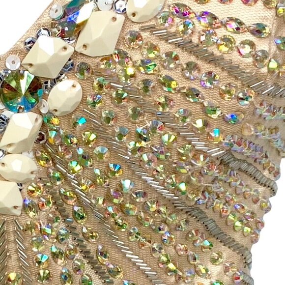 Sherri Hill Embellished Sweetheart Neckline Strapless Gown Size 4 Pageant Prom - Picture 4 of 15